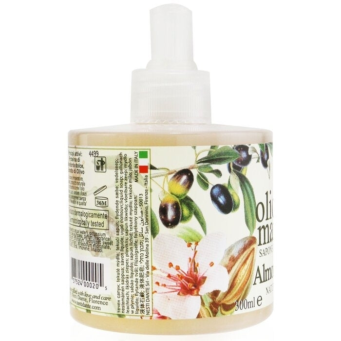 Natural Liquid Soap - Almond Olive Oil - 300ml/10.2oz Image 2