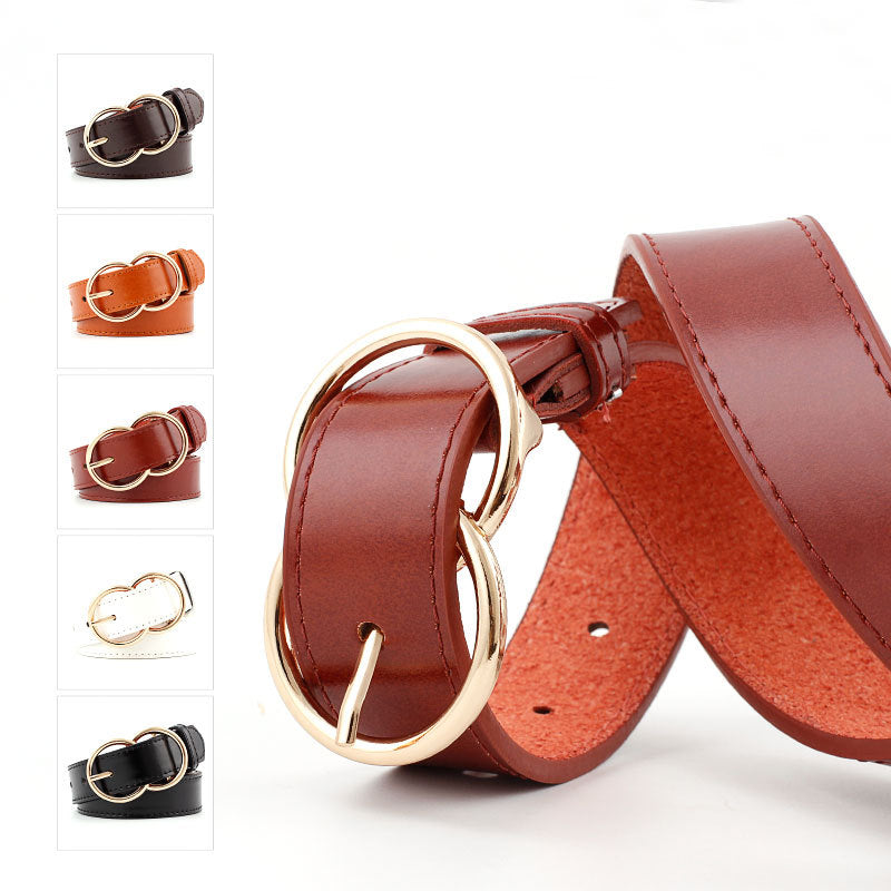 Double O-Ring Fashion Belts Image 1
