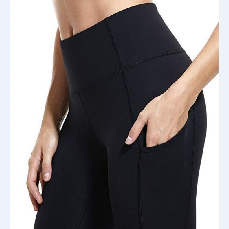 Pocket Stretch High Waist Yoga Pants Image 1