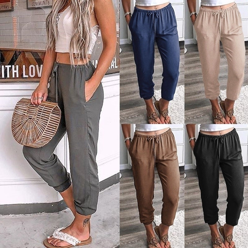 Relaxed Fit Cuffed Pants Image 1
