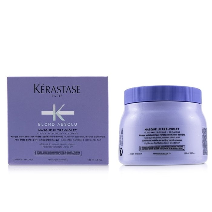 Kerastase - Blond Absolu Masque Ultra-Violet Anti-Brass Blonde Perfecting Purple Masque (Lightened Cool Blonde Image 2