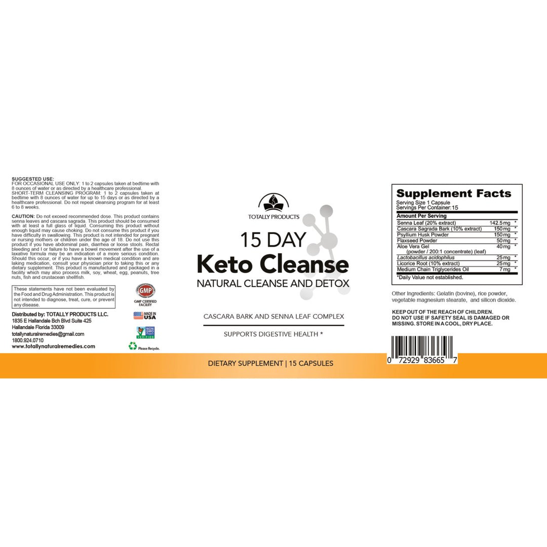 Keto Cleanse and Detox 15 day capsule (2 bottles) Image 4