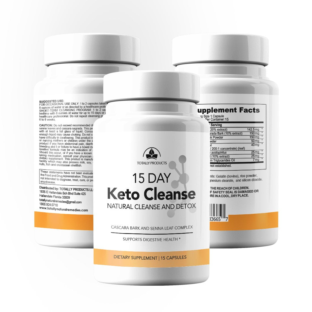 Keto Cleanse and Detox 15 day capsule (3 Bottles) Image 1