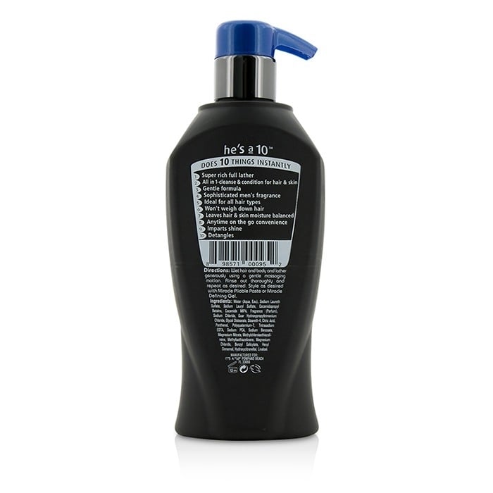 Its A 10 - Hes A 10 Miracle 3-In-1 Shampoo Conditioner and Body Wash(295ml/10oz) Image 2