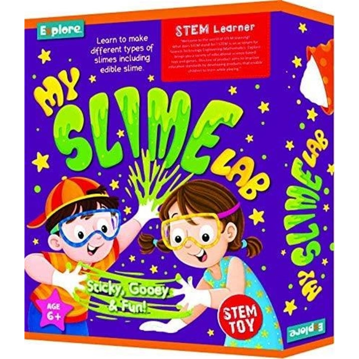 Mighty Mojo My Slime Lab DIY Science Kit Kids STEM Learning Fun Slime Making Image 1