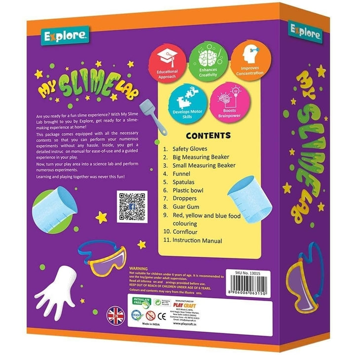 Mighty Mojo My Slime Lab DIY Science Kit Kids STEM Learning Fun Slime Making Image 2