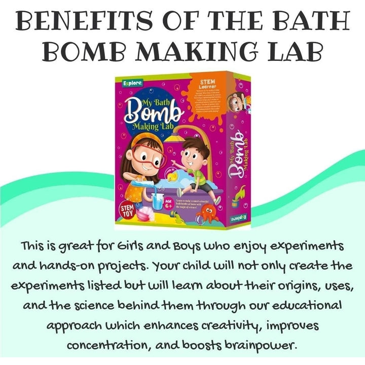 Mighty Mojo Bath Bomb Making Lab STEM Science Kit Colorful Scented Experiments Image 3