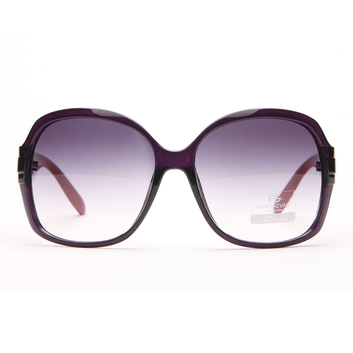 Round Box Frame Fashion Sunglasses Image 3