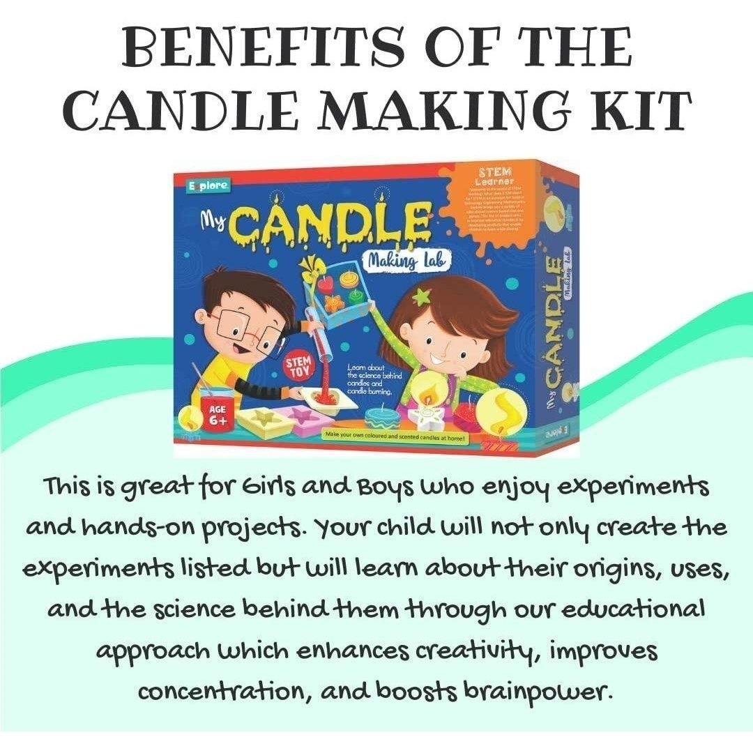 Mighty Mojo Candle Making Lab STEM Kit DIY Science Gift Explore Model Image 3