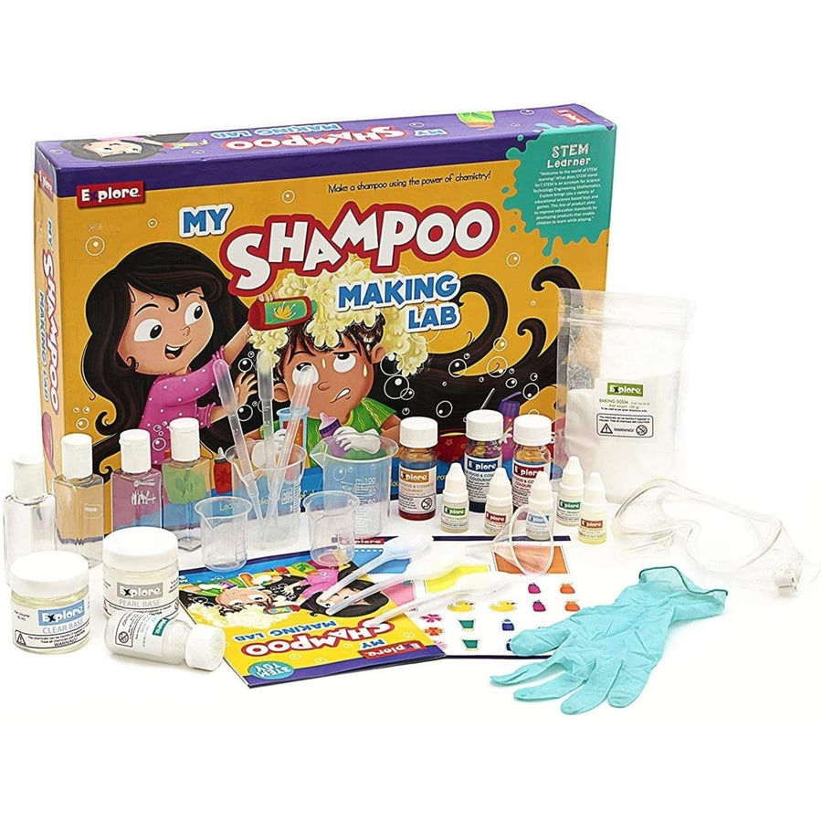 Mighty Mojo Shampoo Making Lab STEM Education Chemistry DIY Kit Explore Model Image 1