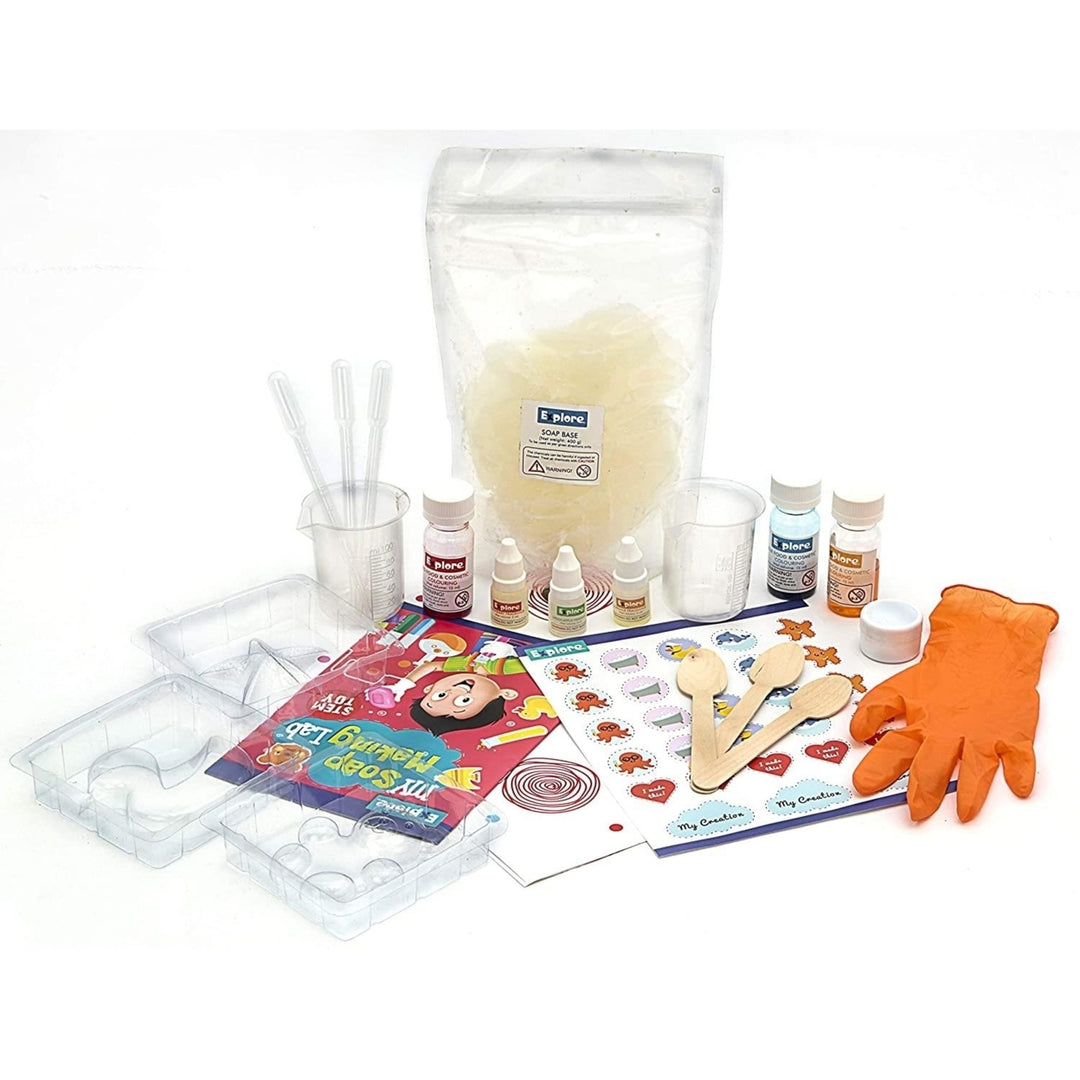 Mighty Mojo Explore STEM Soap Making Kit DIY Glitter Science Education Image 2