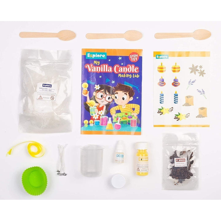 Mighty Mojo Vanilla Candle Making Lab STEM Kit Fun DIY Science Activity for Kids Image 3