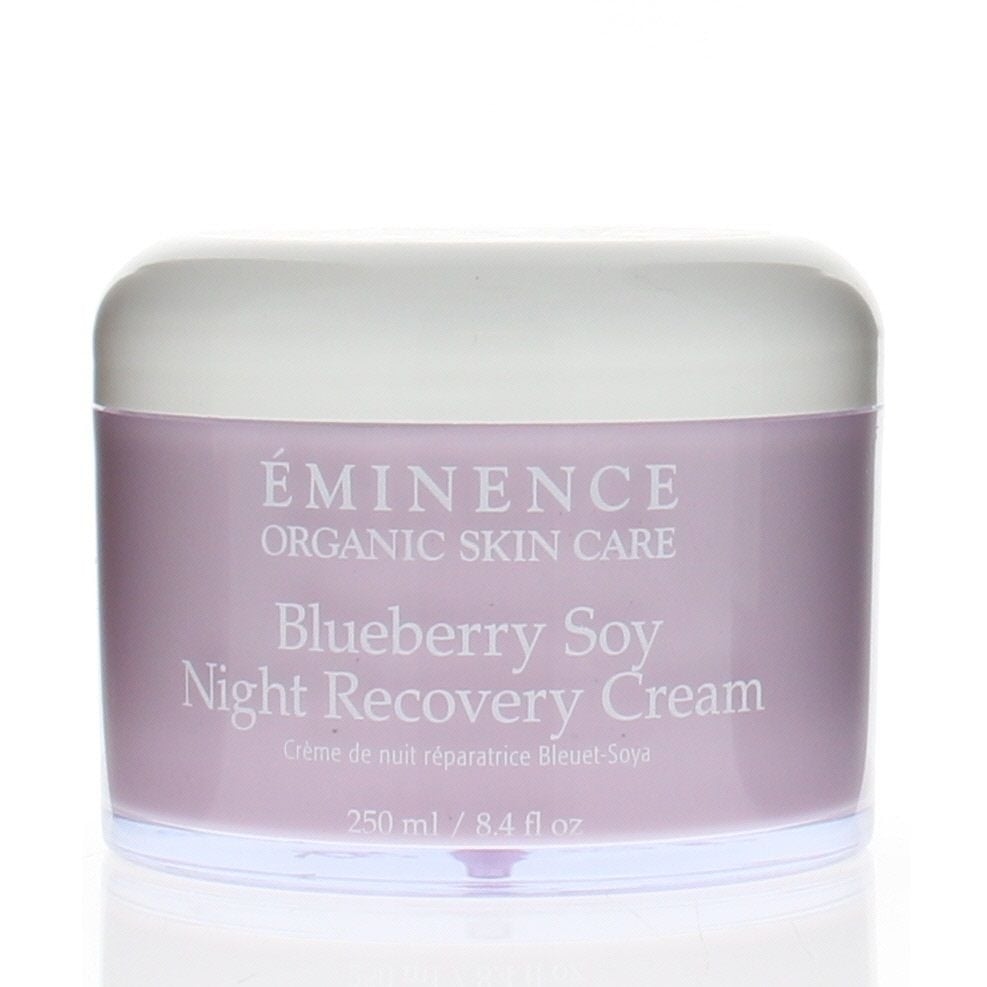 Eminence Blueberry Soy Night Recovery Cream 8.4oz Anti-Aging Moisturizer Image 1