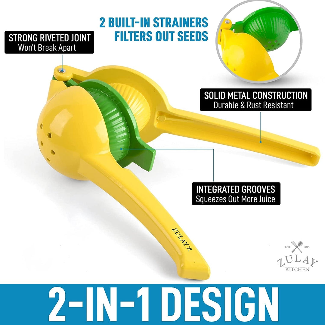 Heavy Duty Lemon Lime Citrus Squeezer Dishwasher Safe 8.7in Juicer Tool Image 2