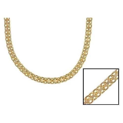 Gold Filled High Polish Finsh Bismark Chain 20 Image 1