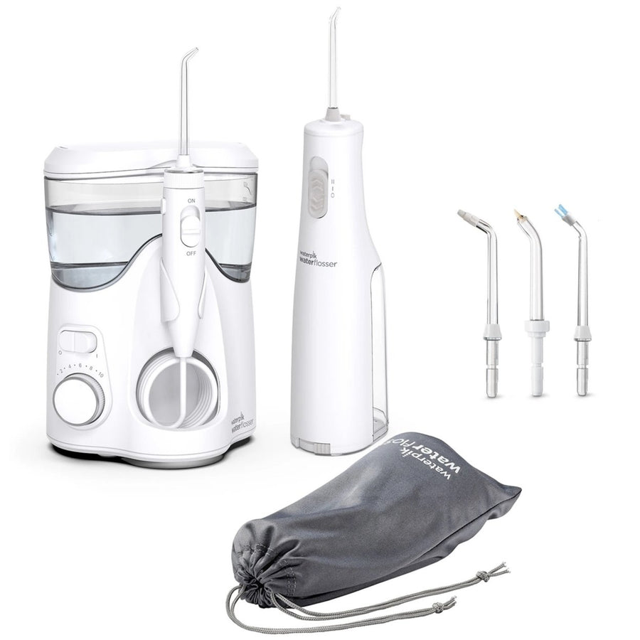 Waterpik Ultra Plus and Cordless Express Water Flosser Image 1