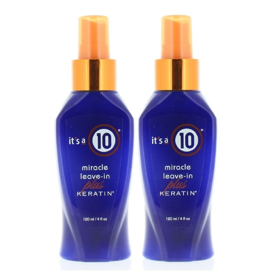 Its A 10 Miracle Leave-In Plus Keratin 4oz/120ml (2 Pack) Image 1