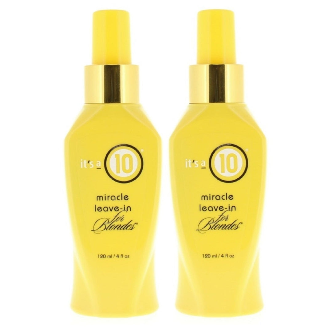 Its A 10 Miracle Leave-In For Blondes 120ml/4oz (2 Pack) Image 1