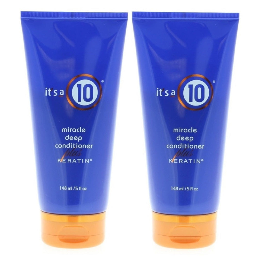 Its A 10 Miracle Deep Conditioner Plus Keratin 5oz/148ml (2 Pack) Image 1