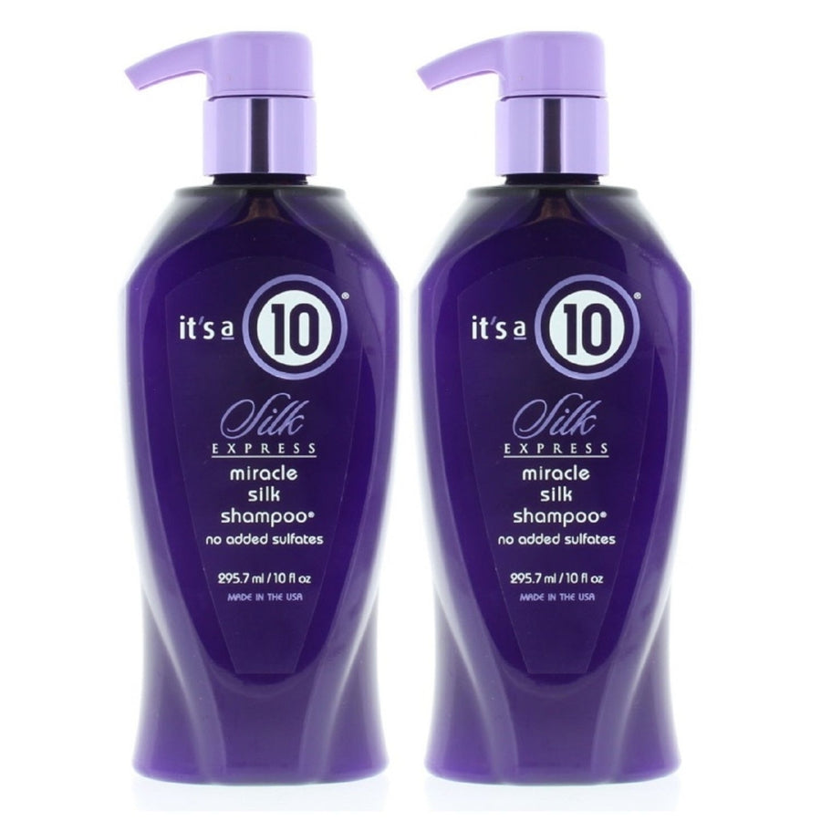 Its A 10 Silk Express Miracle Silk Shampoo 10oz/295.7ml (2 Pack) Image 1