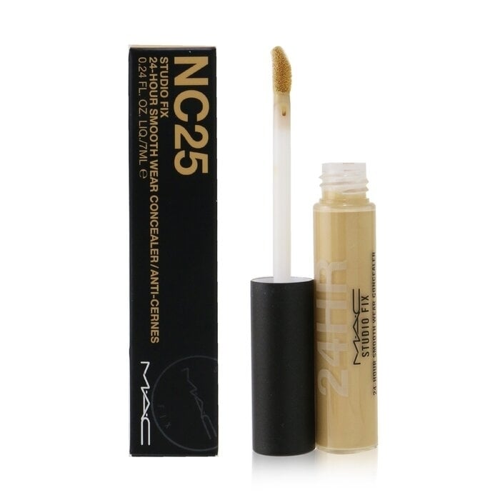 MAC - Studio Fix 24 Hour Smooth Wear Concealer - NC25 (Light Beige With Golden Peach Undertone)(7ml/0.24oz) Image 2