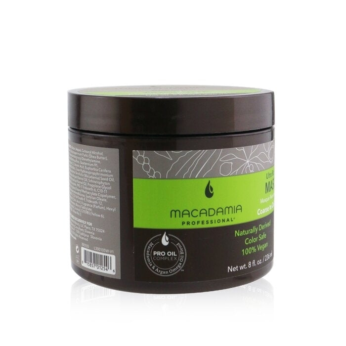 Macadamia Natural Oil - Professional Ultra Rich Repair Masque (Coarse to Coiled Textures)(236ml/8oz) Image 2