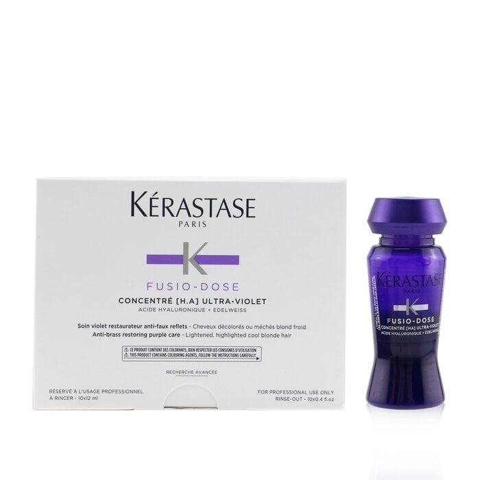 Kerastase - Fusio-Dose Concentre H.A Ultra-Violet (For Lightened Highlighted Cool Blonde Hair)(10x12ml/0.4oz) Image 2