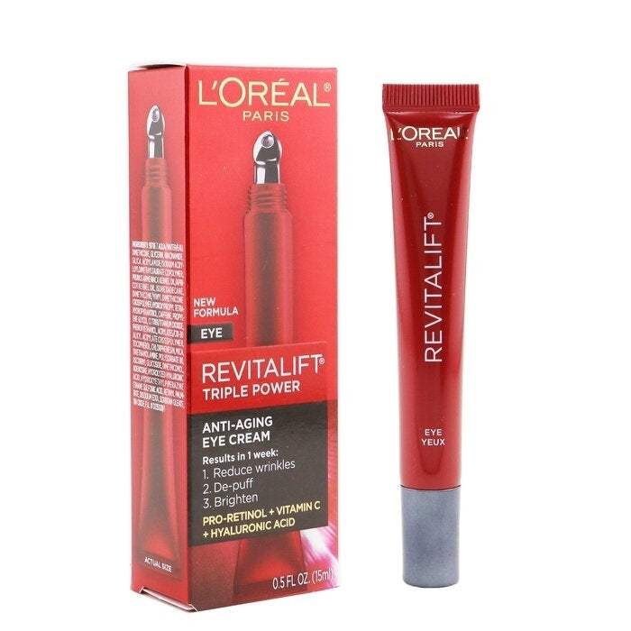 LOreal - Revitalift Triple Power Anti-Aging Eye Cream(15ml/0.5oz) Image 2