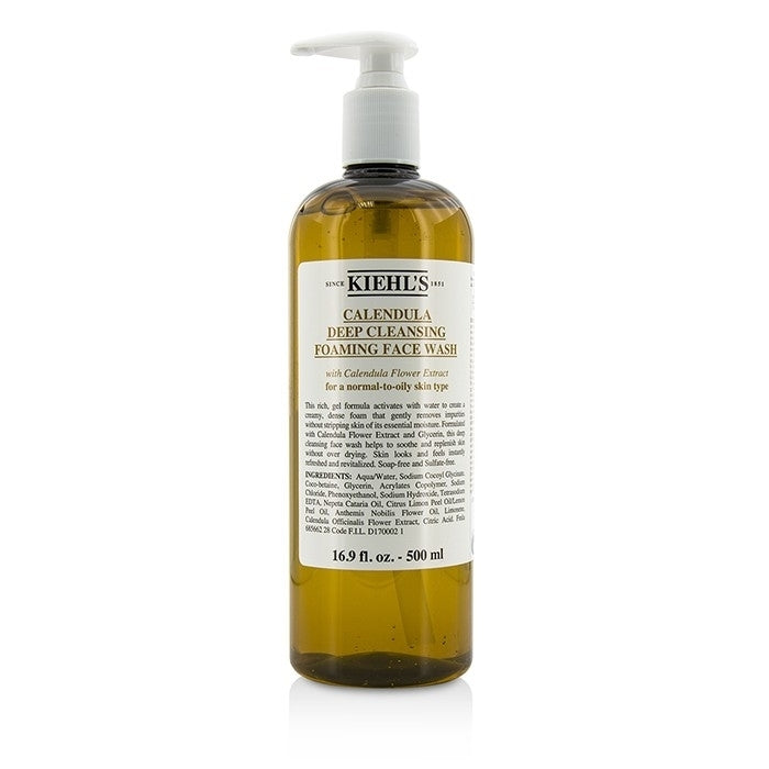 Kiehls - Calendula Deep Cleansing Foaming Face Wash(500ml/16.9oz) Image 1