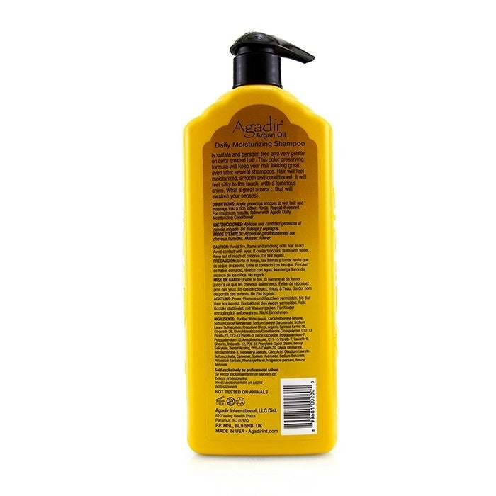 Agadir Argan Oil - Daily Moisturizing Shampoo (For All Hair Types)(1000ml/33.8oz) Image 3