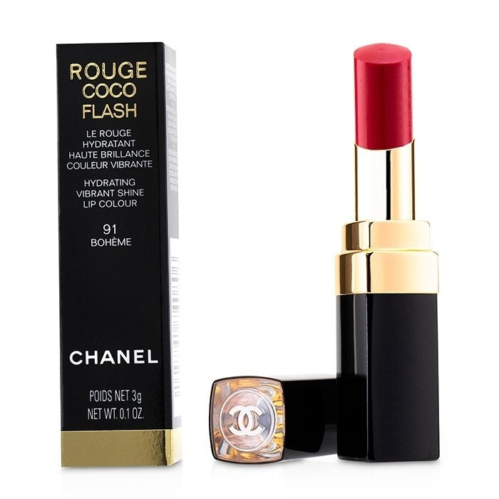 Chanel - Rouge Coco Flash Hydrating Vibrant Shine Lip Colour -  91 Boheme(3g/0.1oz) Image 2
