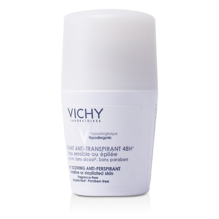 Vichy - 48Hr Soothing Anti-Perspirant Roll-On (For Sensitive / Depilated Skin)(50ml/1.69oz) Image 1