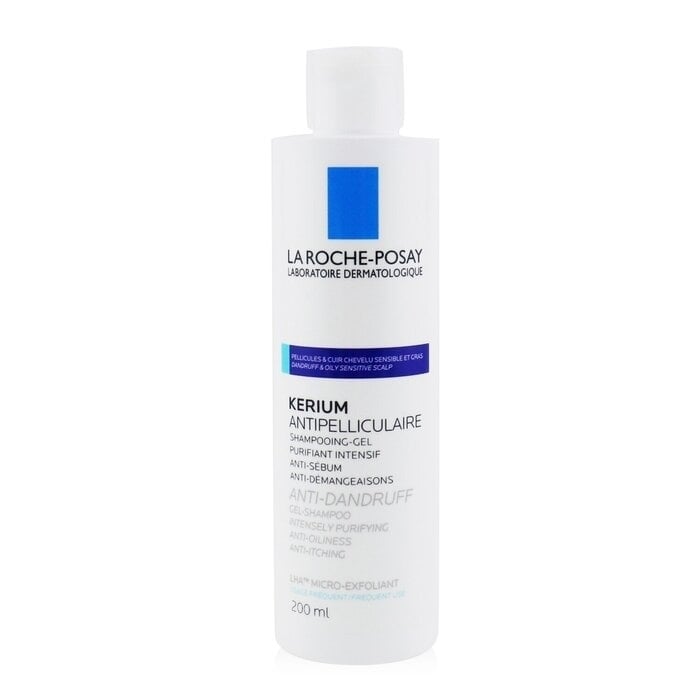 La Roche Posay - Kerium Anti-Dandruff Micro-Exfoliating LHA Gel Shampoo (For Oily Scalp)(200ml/6.7oz) Image 2