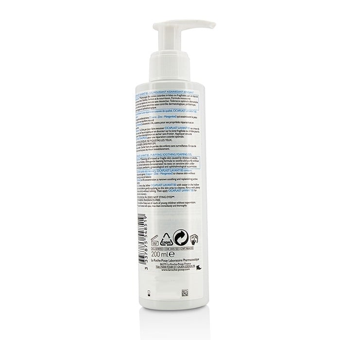 La Roche Posay - Cicaplast Lavant B5 Purifying Soothing Foaming Gel(200ml/6.76oz) Image 2