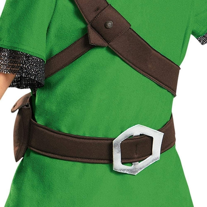 Legend of Zelda Link Classic Kids size L 10 12 Nintendo Character Costume Disguise Image 4