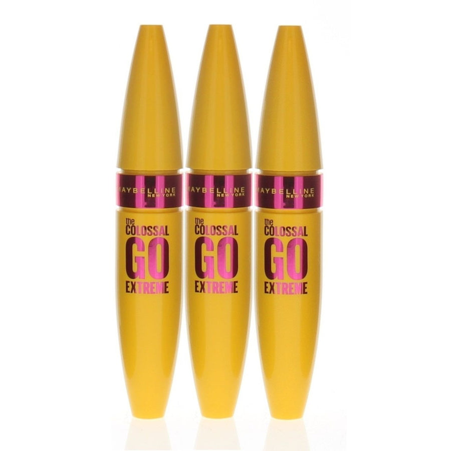 Maybelline The Colossal Go Extreme Mascara Very Black 9.5ml (3 Pack) Image 1