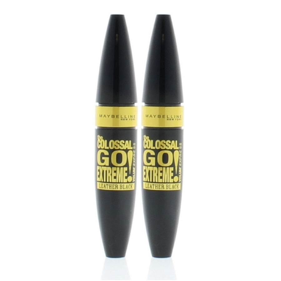 Maybelline VolumExpress The Colossal Go Extreme! Mascara Leather Black 9.5ml (2 Pack) Image 1