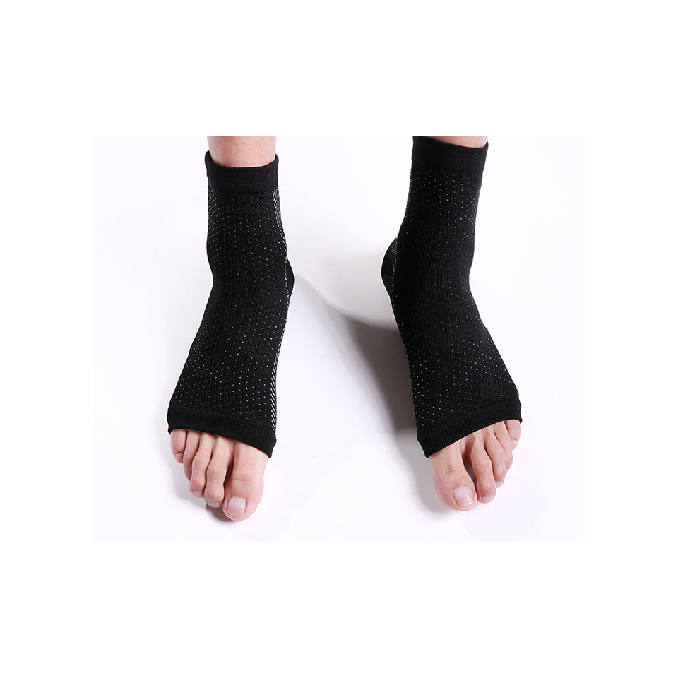 EI Contente 2 pairs Compression Socks - Black and White S-M Image 3