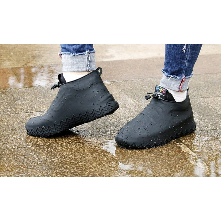 EI Contente Eira Waterproof Silicone Shoe Covers - Black  S Image 1