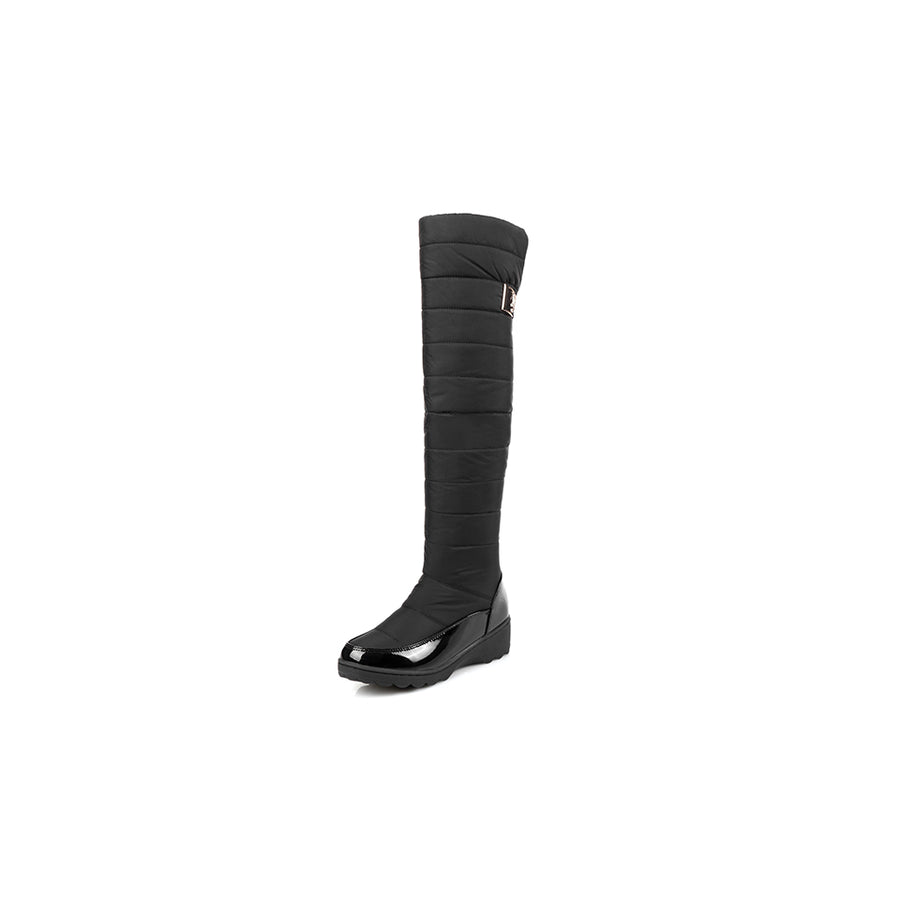 EI Contente Klasina Ladies Over Knees Platform Boots - Black Factory size-38 (UK4) (EU37) Image 1