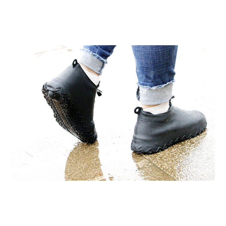 EI Contente Eira Waterproof Silicone Shoe Covers - Black  S Image 3