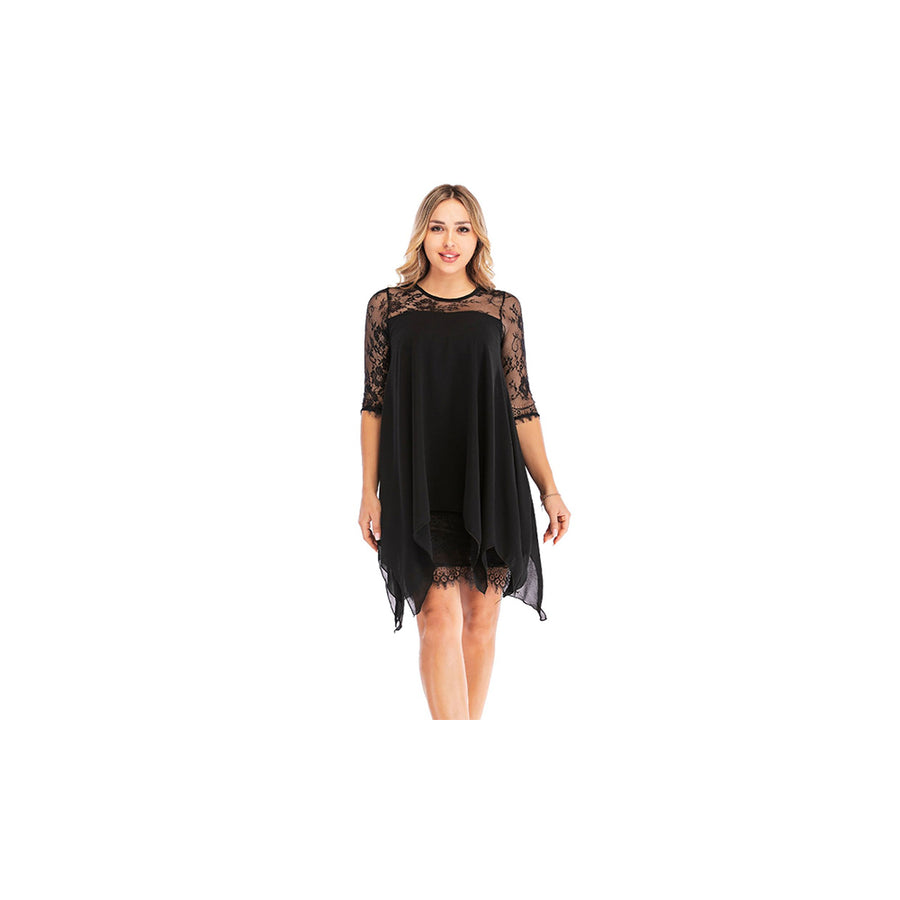 EI Contente Mona Mini Dress - Black 2XL Image 1