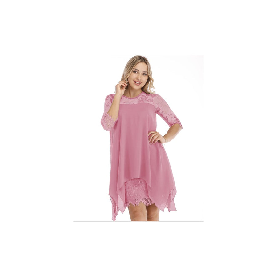 EI Contente Mona Mini Dress - Pink L Image 1