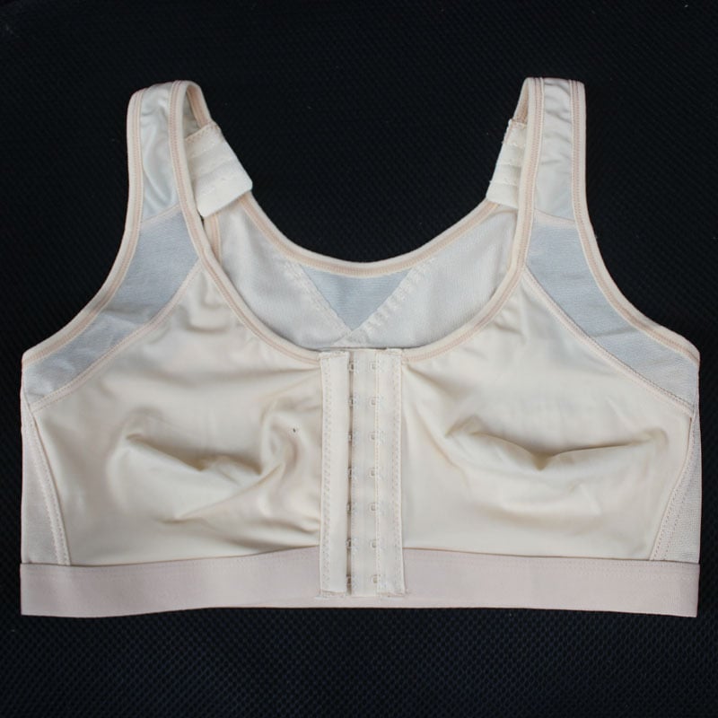 EI Contente Noelle Posture Correcting Bra with Front Fastening - Nude L Image 3