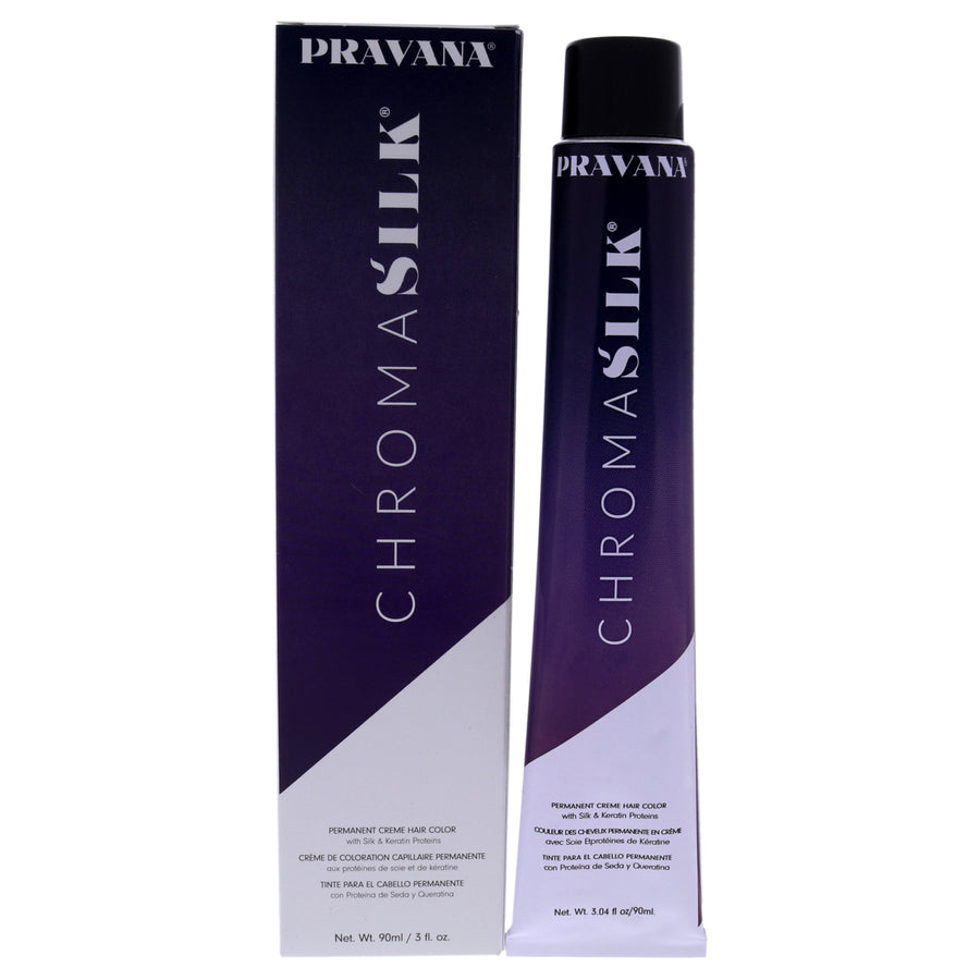 ChromaSilk Creme Hair Color - 5.31 Light Golden Ash Brown by Pravana for Unisex - 3 oz Hair Color Image 1