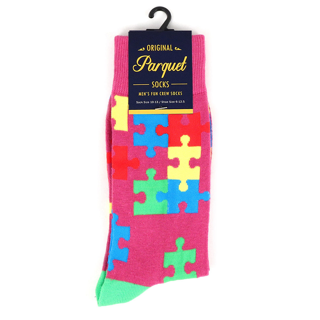 Mens Autism Awareness Novelty Socks Image 3