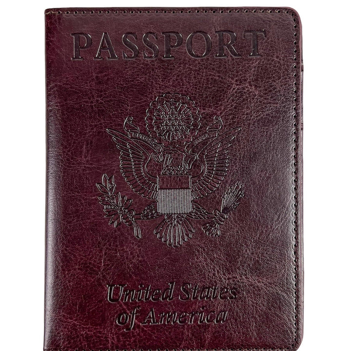 Vaccination Card Holder Passport Wallet Image 1