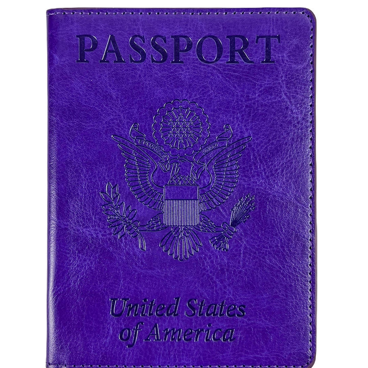 Vaccination Card Holder Passport Wallet Image 1