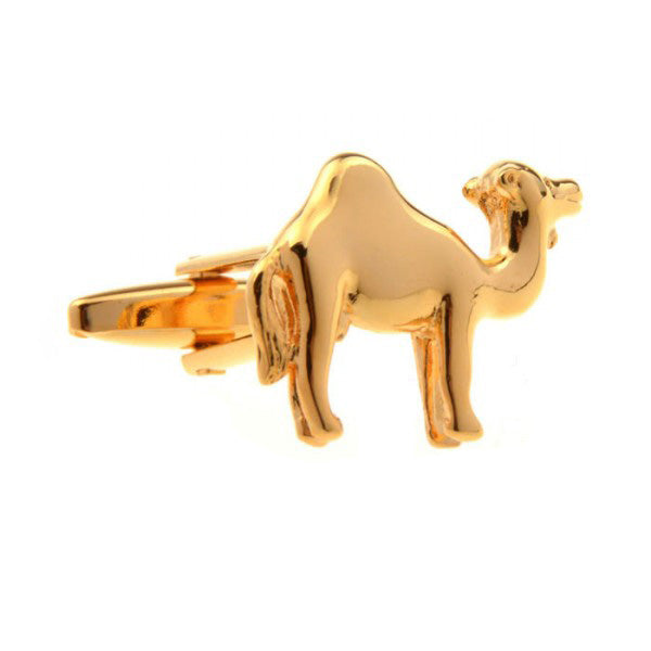 Gold Camel Cufflinks 3D Design Hump Day Camel Cuff Links Comes with Gift Box Image 3