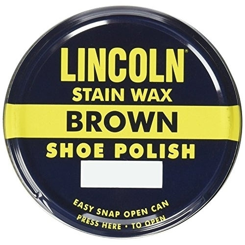 Lincoln Shoe Wax Polish 3 Fl Oz (Brown) Brown Size 3 Fl Oz 3 Fl Oz (Pack of 1) BROWN Image 1
